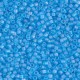 Miyuki Delica Perlen 11/0 - Matted transparent ocean blue ab DB-1284